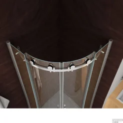BWS Kwartrond Douchecabine 90x90 Cm Met 2 Schuifdeuren 8mm NANO Coating -Aanbiedingen Ontspan Bad Winkel bws kwartrond douchecabine 90x90 cm met 2 schuifdeuren 8mm nano coating