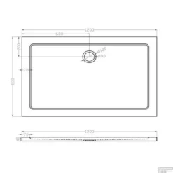 BWS Luxe Douchebak SMC Rechthoek 120x80x4 Cm Wit -Aanbiedingen Ontspan Bad Winkel bws luxe douchebak smc rechthoek 120x80x4 cm wit tech