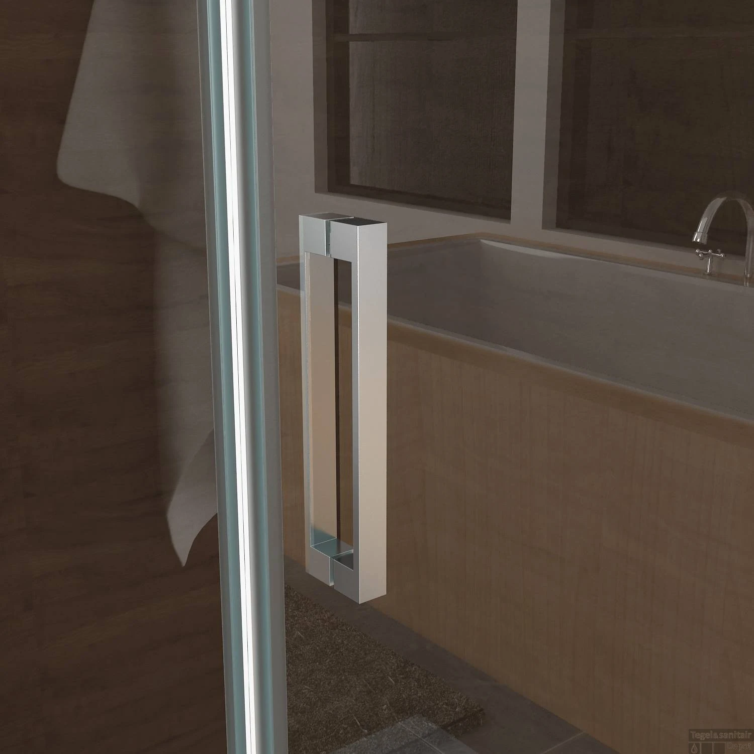 BWS Nisdeur Cura Zonder Profiel 70x200 Cm 8 Mm NANO Coating 5 BWS Nisdeur Cura Zonder Profiel 70x200 Cm 8 Mm NANO Coating - Afbeelding 3