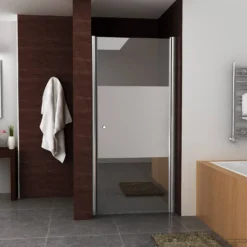 BWS Nisdeur Met Middenband 100x200cm 8mm NANO Coating Rechts