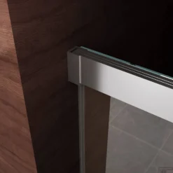 BWS Douchedeur | Softclose 2.0 | 120x200cm | 8mm Aluminium NANO Coating | Nisdeur -Aanbiedingen Ontspan Bad Winkel bws nisdeur softclose 2.0 douchedeur aluminium nano coating 4 2