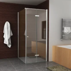 BWS Vouwbare Nisdeur Links 90x202 Cm 8mm NANO Harmonica Deur -Aanbiedingen Ontspan Bad Winkel bws vouwbare nisdeur links 90x202 cm 8mm nano 4