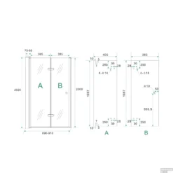 BWS Vouwbare Nisdeur Links 90x202 Cm 8mm NANO Harmonica Deur -Aanbiedingen Ontspan Bad Winkel bws vouwbare nisdeur links 90x202 cm 8mm nano tech
