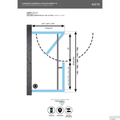 Complete Profielloze Douchecabine XL (Alle Kleuren En Maten) -Aanbiedingen Ontspan Bad Winkel complete profielloze douchecabine xl alle kleuren en maten tt 4jc12 tech