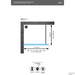 Complete Profielloze Inloopdouche (Alle Kleuren En Maten) -Aanbiedingen Ontspan Bad Winkel complete profielloze inloopdouche antraciet tt 4jc1 tech 27