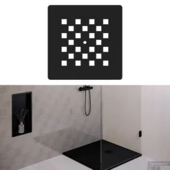 Douchebak Sanitop Just Creating Relievo Crag 90x140 Cm Mat Zwart -Aanbiedingen Ontspan Bad Winkel db rc90x140z 8