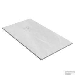 Douchebak Sanitop Just Creating Relievo Crag 90x160 Cm Mat Wit