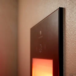 Sunshower Deluxe Mat Zwart UV En Infrarood Inbouwapparaat 32x187x16 Cm Aluminium Mat Zwart -Aanbiedingen Ontspan Bad Winkel deluxe black detail 1 ir