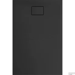 Douchebak Allibert Terreno Rechthoek Inbouw Polybeton 140x80 Cm Bazalt Zwart