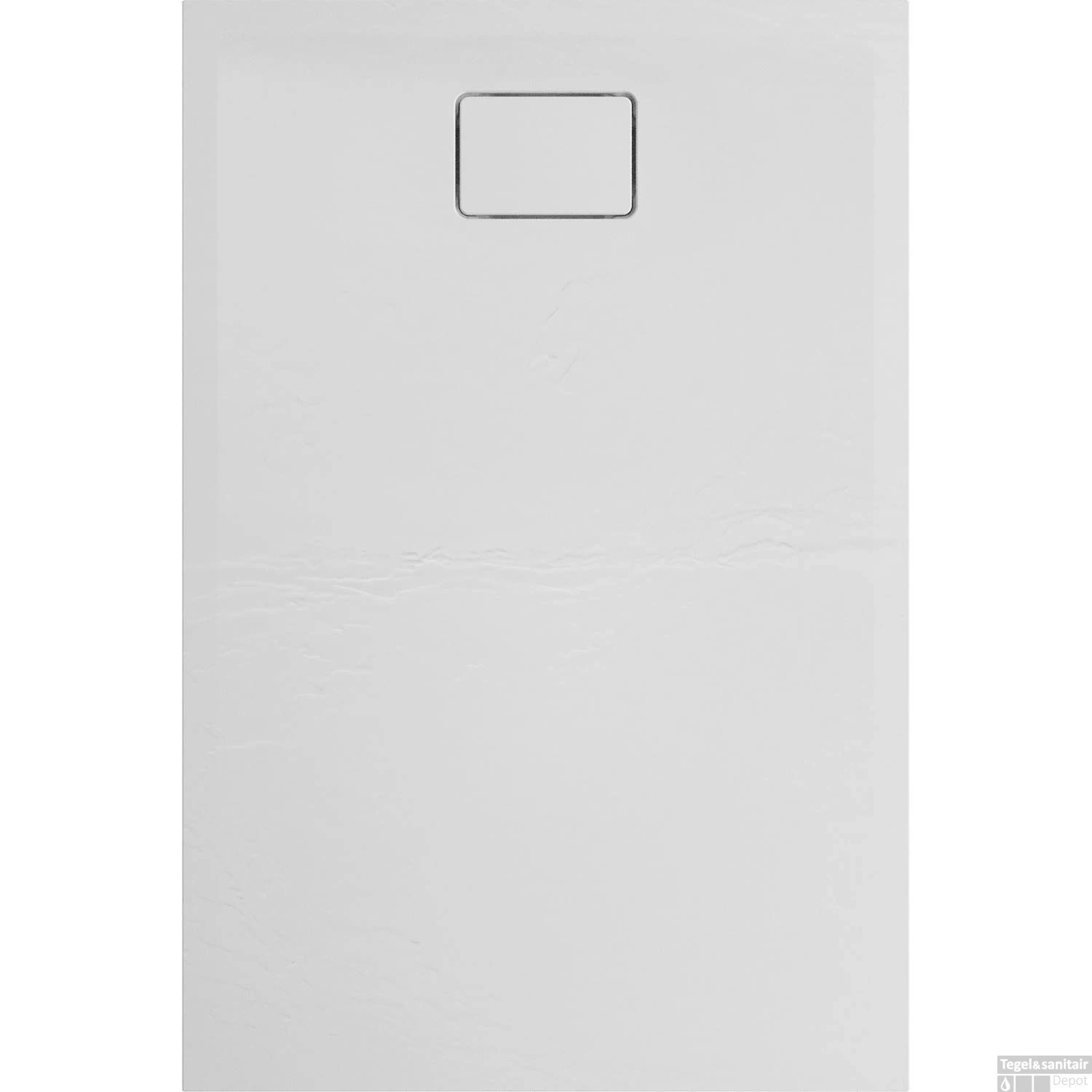 Douchebak Allibert Terreno Rechthoek Inbouw Polybeton 140x80 Cm Wit