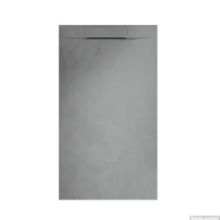 Douchebak Boss & Wessing Talpo 160x90x3 Cm Composietsteen Mat Grijs