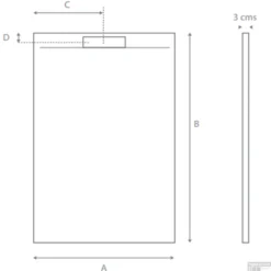 Douchebak Boss & Wessing Talpo 140x90x3 Cm Composietsteen Mat Wit -Aanbiedingen Ontspan Bad Winkel douchebak boss wessing talpo 140x90x3 cm composietsteen mat wit tech