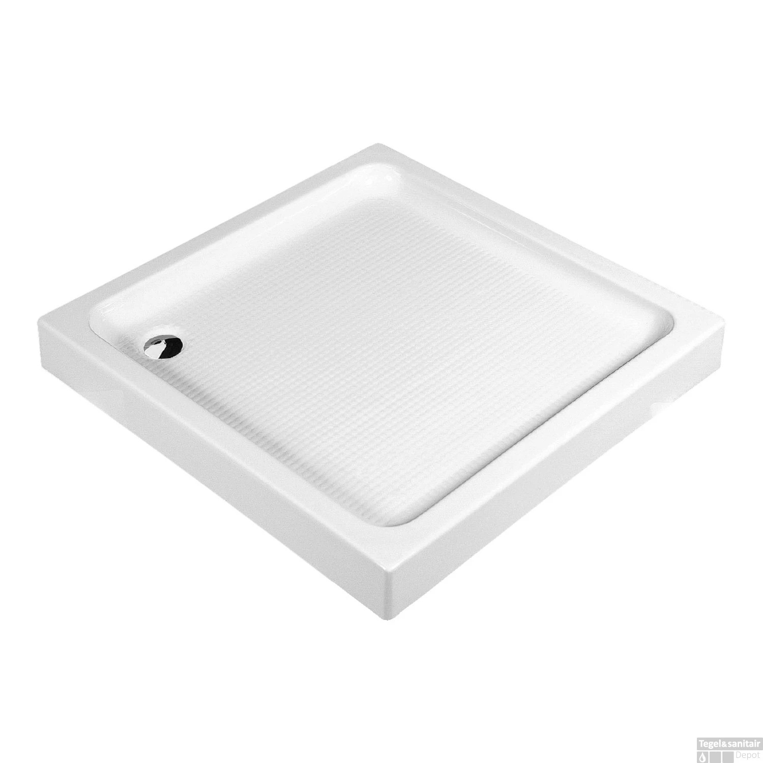 Douchebak Boss & Wessing Veroni Vierkant 100x100cm Acryl Wit 4 Douchebak Boss & Wessing Veroni Vierkant 100x100cm Acryl Wit - Afbeelding 2