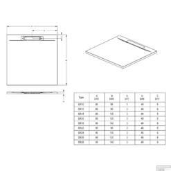 Douchebak Riho Isola 80x80 Cm Mat Antraciet -Aanbiedingen Ontspan Bad Winkel douchebak riho isola 80x80 cm mat antraciet tech