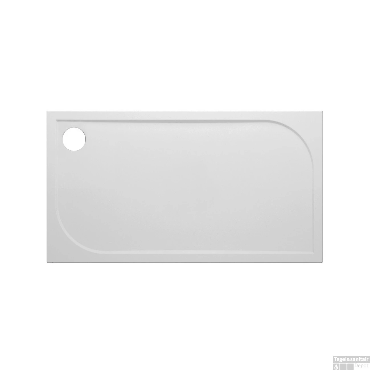 Douchebak VM Go Argon 120x80x3cm Polybeton Rechthoek Wit Sanitair Coating 3 Douchebak VM Go Argon 120x80x3cm Polybeton Rechthoek Wit Sanitair Coating