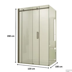Douchecabine Boss & Wessing Supreme 120x100 Cm Nano Coating RVS Profiel -Aanbiedingen Ontspan Bad Winkel douchecabine boss wessing supreme 120x100 cm nano coating rvs profiel tech