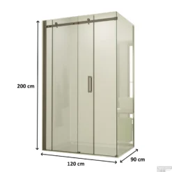 Douchecabine Boss & Wessing Supreme 120x90 Cm Nano Coating RVS Profiel -Aanbiedingen Ontspan Bad Winkel douchecabine boss wessing supreme 120x90 cm nano coating rvs profiel tech