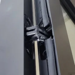 BWS Douchecabine Frame 120x100 Cm 8 Mm NANO Glas Mat Zwart Raster -Aanbiedingen Ontspan Bad Winkel douchecabine bws frame detail2 9