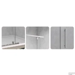 Aanbiedingen Ontspan Bad Winkel -Aanbiedingen Ontspan Bad Winkel douchecabine lacus lampedusa met klapdeur helder glas detail