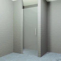 Douchedeur Boss & Wessing Ironside 100x200 Cm Draaideur 8mm Veiligheidsglas RVS Look