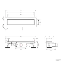 Douchegoot Brauer Mat Zwart Muur Montage Inclusief Vloerflens 80x7 Cm Zero Tegelinlegrooster Omkeerbaar -Aanbiedingen Ontspan Bad Winkel douchegoot brauer geborsteld rvs muur montage inclusief vloerflens 70x7 cm zero tegelinlegrooster omkeerbaar tec 2 1 2