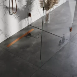 Douchegoot Brauer Koper Inclusief Vloerflens 100x7 Cm Zero Tegelinlegrooster Omkeerbaar -Aanbiedingen Ontspan Bad Winkel douchegoot brauer koper inclusief vloerflens 100x7 cm zero tegelinlegrooster omkeerbaar sfeer