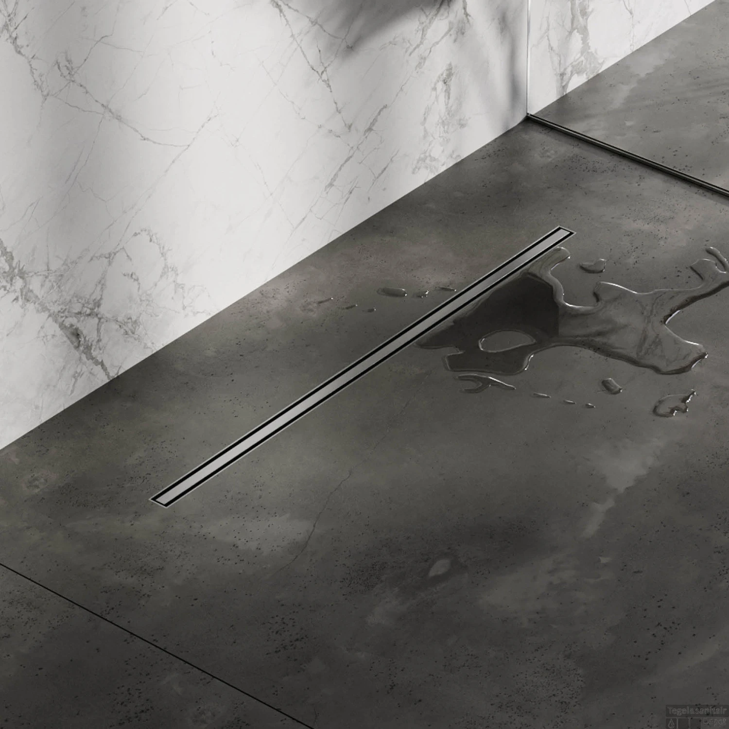 Douchegoot Brauer RR 900 Flens 90 Cm Draaibare Sifon Geborsteld RVS - Afbeelding 3