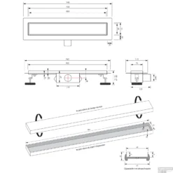 Douchegoot Brauer Zero RVS Inclusief Vloerflens 90x7 Cm Tegelinlegrooster Omkeerbaar -Aanbiedingen Ontspan Bad Winkel douchegoot brauer rvs inclusief vloerflens 90x7 cm zero tegelinlegrooster omkeerbaar tec