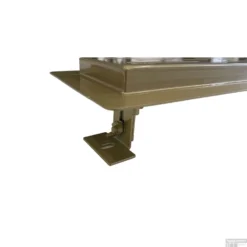 Messing Goud RVS Douchegoot Flens Met Uitneembaar Sifon MESSING GOUD ROOSTER (alle Maten) -Aanbiedingen Ontspan Bad Winkel douchegoot messing goud detail2