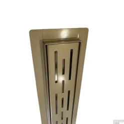 Messing Goud RVS Douchegoot Flens Met Uitneembaar Sifon 50x7cm 6,7cm Diep MESSING GOUD ROOSTER -Aanbiedingen Ontspan Bad Winkel douchegoot messing goud detail 1 1 1