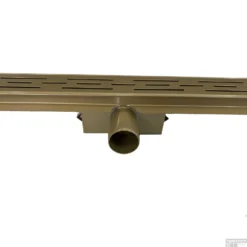 Messing Goud RVS Douchegoot Flens Met Uitneembaar Sifon 50x7cm 6,7cm Diep MESSING GOUD ROOSTER -Aanbiedingen Ontspan Bad Winkel douchegoot messing goud detsil3 1 1 1