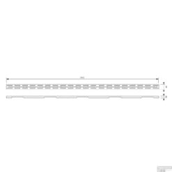 Douchegootrooster Brauer StanGrid RVS Standaard Tbv Douchegoot STD/W/PS 200x7 Cm -Aanbiedingen Ontspan Bad Winkel douchegootrooster brauer rvs standaard tbv douchegoot std w ps 200x7 cm tec