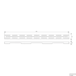 Douchegootrooster Brauer StanGrid Zwart Standaard Tbv Douchegoot STD/W/PS 90x7 Cm -Aanbiedingen Ontspan Bad Winkel douchegootrooster brauer zwart standaard tbv douchegoot std w ps 90x7 cm tec