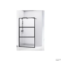 Douchewand Van Rijn ST04 Helder Glas 8 Mm Aluminium Profiel Zwart 100x200 Cm -Aanbiedingen Ontspan Bad Winkel douchewand van rijn st04 helder glas 8 mm aluminium profiel zwart 100x200 cm shop