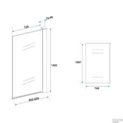 Draaibare Badwand Wiesbaden Orbit 80x150 Cm 6mm NANO Coating Mat Zwart -Aanbiedingen Ontspan Bad Winkel draaibare badwand wiesbaden orbit 80x140 cm 6mm nano coating mat zwart tech