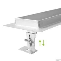 RVS Douchegoot Flens Met Uitneembaar Sifon 70x7cm 6,7cm Diep STANDAARD ROOSTER -Aanbiedingen Ontspan Bad Winkel flens design rooster 3 1