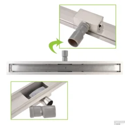 Mat Zwarte RVS Douchegoot Flens Met Uitneembaar Sifon 200x7cm 6,7cm Diep MAT ZWART ROOSTER 13 Mat Zwarte RVS Douchegoot Flens Met Uitneembaar Sifon 200x7cm 6,7cm Diep MAT ZWART ROOSTER -Aanbiedingen Ontspan Bad Winkel flens design rooster mat zwart 5 5