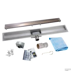 Wiesbaden RVS Douchegoot | Tegelrooster | Flens Met Uitneembaar Sifon (alle Maten) -Aanbiedingen Ontspan Bad Winkel flens tegel rooster shop 2