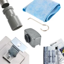 RVS Douchegoot Flens Met Uitneembaar Sifon 100x7cm 6,7cm Diep TEGELROOSTER MAT ZWART -Aanbiedingen Ontspan Bad Winkel flens tegel rooster mat zwart 4