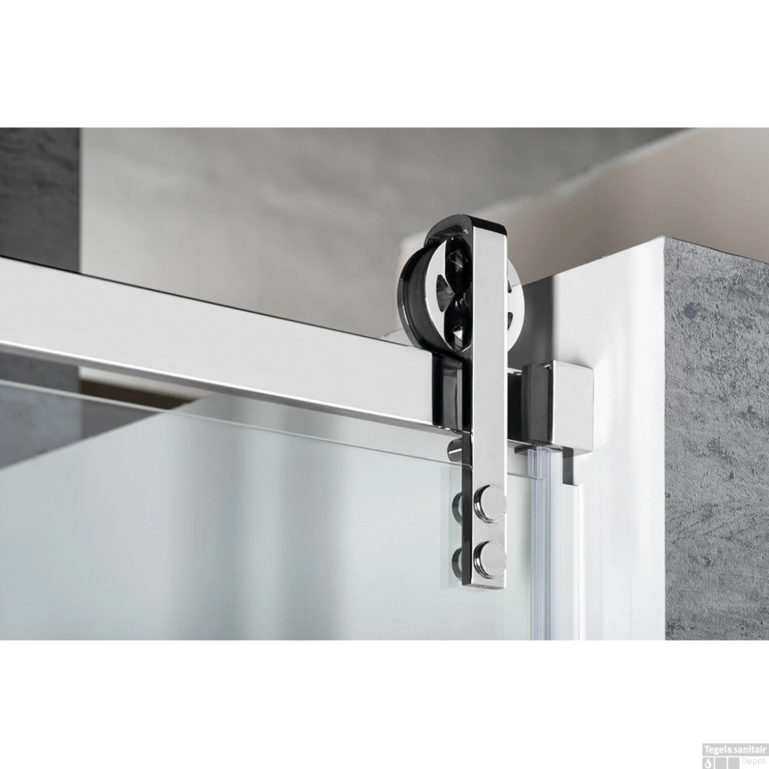 Nisdeur Sapho Volcano Schuifdeur 160x200 Cm 8 Mm Gecoat Glas - Afbeelding 4