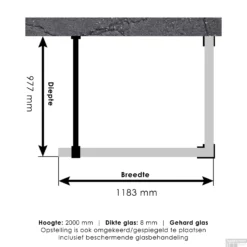 Inloopdouche Compleet Just Creating Profielloos 100x120x200 Cm Reversed Gunmetal -Aanbiedingen Ontspan Bad Winkel inloopdouche compleet just creating profielloos 100x120x200 cm reversed gunmetal tec