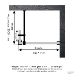 Inloopdouche Compleet Just Creating Profielloos 140/30 Cm Gunmetal -Aanbiedingen Ontspan Bad Winkel inloopdouche compleet just creating profielloos 140 30 cm gunmetal tec