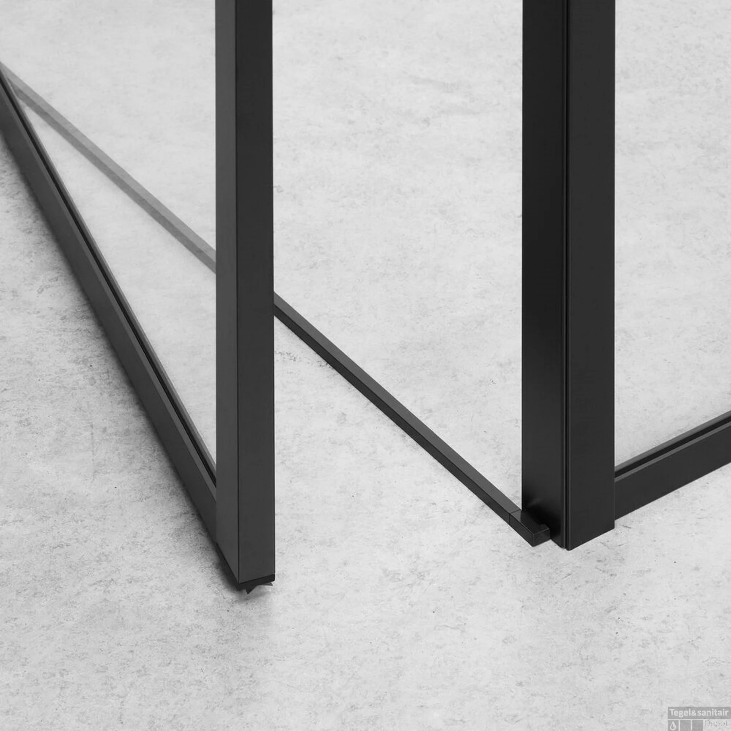 Nisdeur Sealskin SOHO 90x210 Cm 8 Mm Helderglas (Links Draaiend) - Afbeelding 5