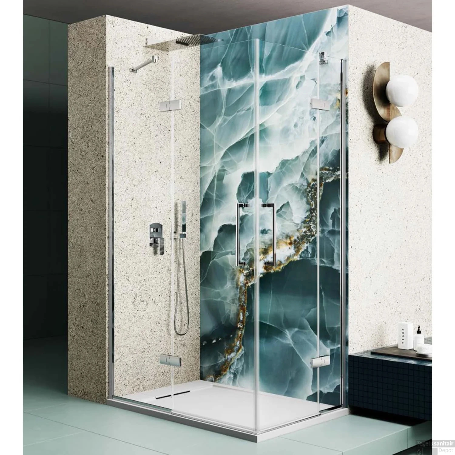 Nisdeur Lacus Giannutri 100x200 Tweedelig Chroom 3 Nisdeur Lacus Giannutri 100x200 Tweedelig Chroom