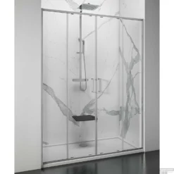 Nisdeur Lacus Stromboli Evo 2 Schuifdeuren 140x200 Cm Chroom