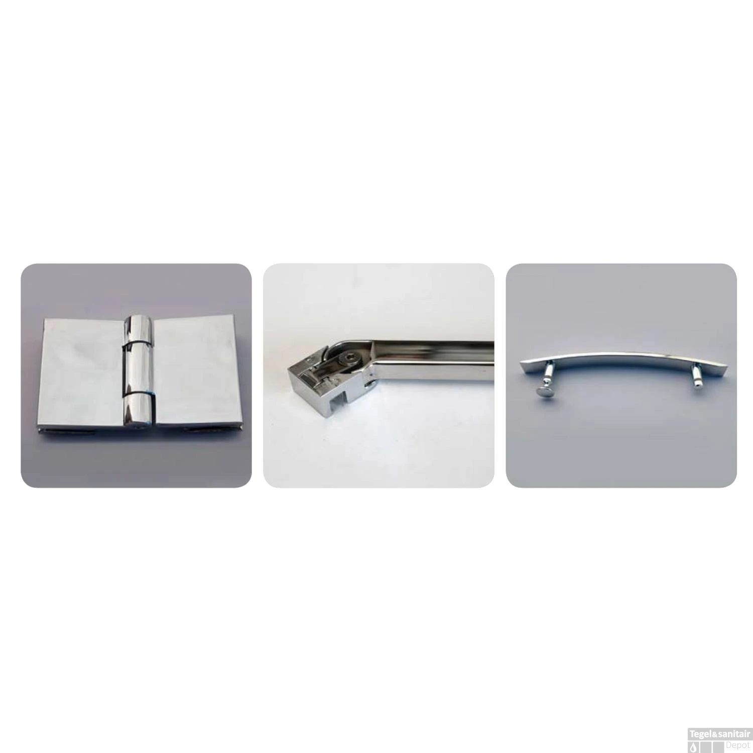 Douchecabine Lacus Capraia 100 Cm Klapdeur 8mm Helder Nanoglas 4 Douchecabine Lacus Capraia 100 Cm Klapdeur 8mm Helder Nanoglas - Afbeelding 2