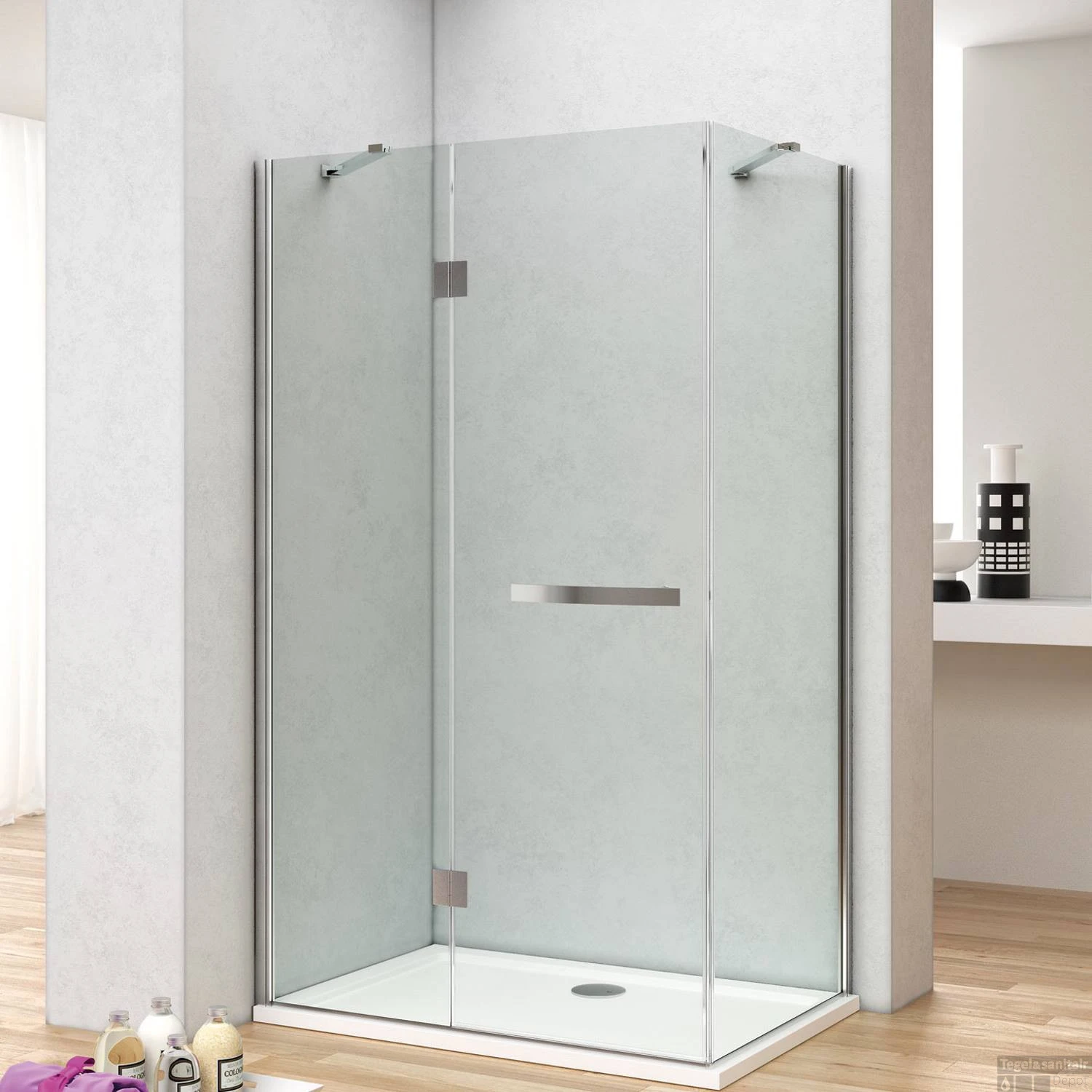 Douchecabine Lacus Capraia 100 Cm Klapdeur 8mm Helder Nanoglas 3 Douchecabine Lacus Capraia 100 Cm Klapdeur 8mm Helder Nanoglas