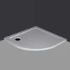 Luxe Douchebak SMC 1/4 Rond 90 X 90 X 4 Inbouw Wit