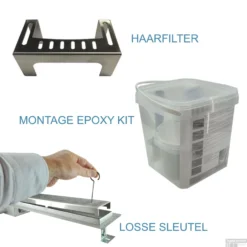 RVS Douchegoot Muurflens Met Uitneembaar Sifon 100x7cm 6,7cm Diep STANDAARD ROOSTER -Aanbiedingen Ontspan Bad Winkel muur design rooster 100cm 8