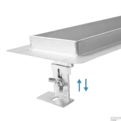 RVS Douchegoot Muurflens Met Uitneembaar Sifon 90x7cm 6,7cm Diep TEGEL ROOSTER -Aanbiedingen Ontspan Bad Winkel muur tegel rooster 90cm 3